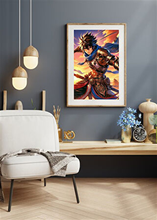 Tİ-PLAY ZAKA ANİME SERİES AURİSETH AS222 35X50 CM ÇERÇEVESİZ KARTON POSTER UV BASKI