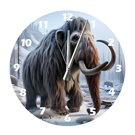 Tİ-PLAY MAMUT 30X30CM AKRİLİK DEKORATİF MODERN DUVAR SAATİ