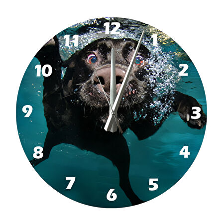 Tİ-PLAY SU ŞAŞKINI 30X30CM AKRİLİK DEKORATİF MODERN DUVAR SAATİ