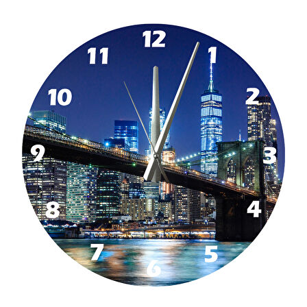 Tİ-PLAY AOYEGO 30X30CM AKRİLİK DEKORATİF MODERN DUVAR SAATİ