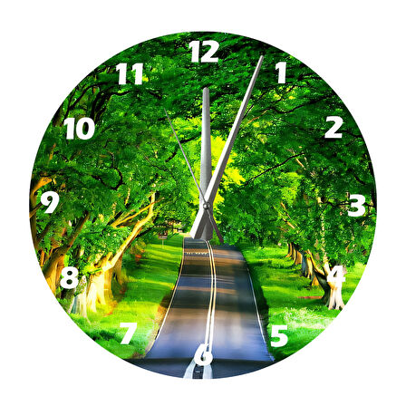 Tİ-PLAY MUHTEŞEM YOL 30X30CM AKRİLİK DEKORATİF MODERN DUVAR SAATİ