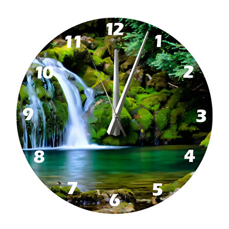 Tİ-PLAY AKARSU 30X30CM AKRİLİK DEKORATİF MODERN DUVAR SAATİ