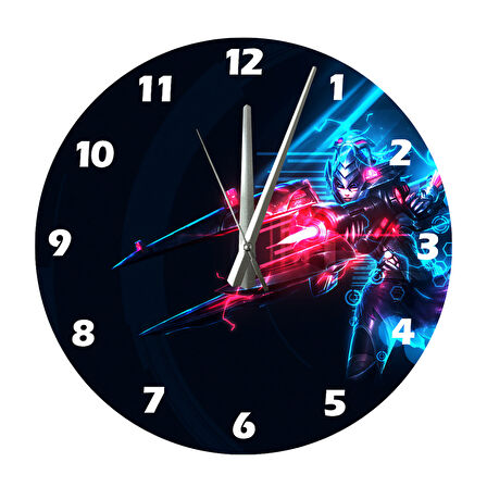 Tİ-PLAY ÖNCÜ 30X30CM AKRİLİK DEKORATİF MODERN DUVAR SAATİ