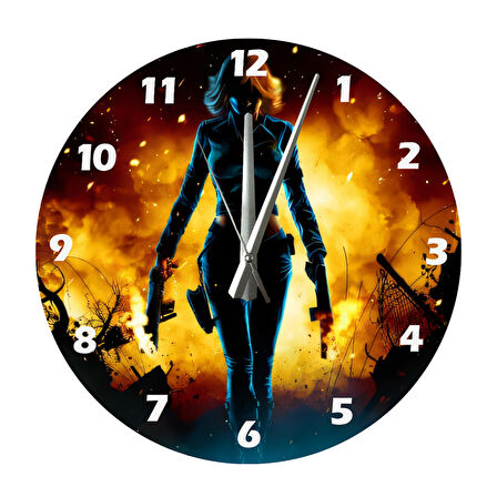 Tİ-PLAY BÜYÜK İNTİKAM 30X30CM AKRİLİK DEKORATİF MODERN DUVAR SAATİ