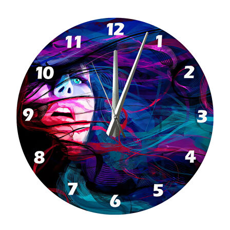 Tİ-PLAY SADE GÜZELLİK  30X30CM AKRİLİK DEKORATİF MODERN DUVAR SAATİ