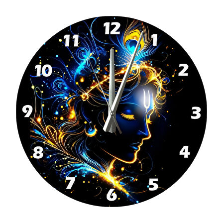 Tİ-PLAY RENKLİ HAYAT 30X30CM AKRİLİK DEKORATİF MODERN DUVAR SAATİ