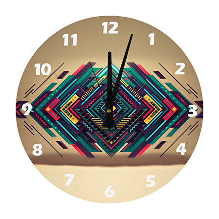 Tİ-PLAY DÜŞŞEL BOYUT 30X30CM AKRİLİK DEKORATİF MODERN DUVAR SAATİ