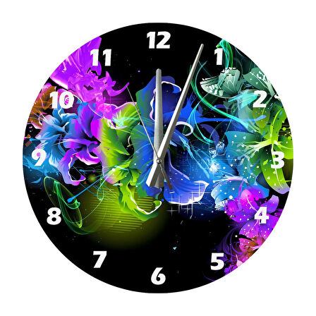 Tİ-PLAY KARMA 30X30CM AKRİLİK DEKORATİF MODERN DUVAR SAATİ