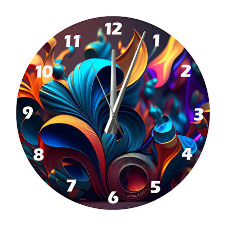 Tİ-PLAY FİLİZLENME 30X30CM AKRİLİK DEKORATİF MODERN DUVAR SAATİ