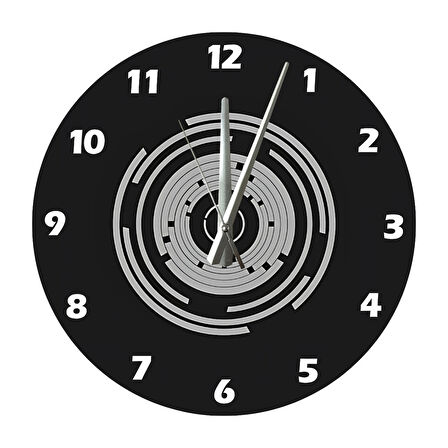 Tİ-PLAY NOSTALJİK 30X30CM AKRİLİK DEKORATİF MODERN DUVAR SAATİ