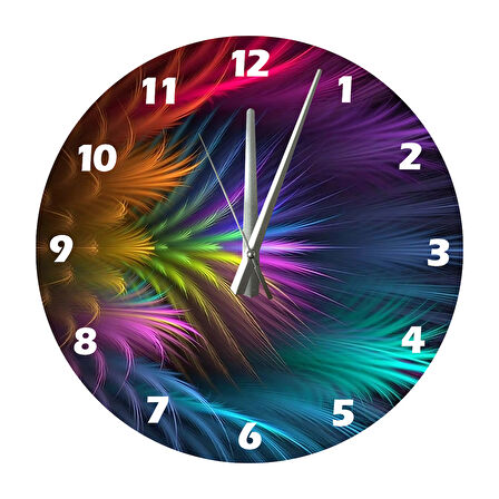 Tİ-PLAY KIVILCIM 30X30CM AKRİLİK DEKORATİF MODERN DUVAR SAATİ