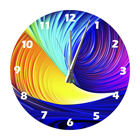 Tİ-PLAY KARIŞIM 30X30CM AKRİLİK DEKORATİF MODERN DUVAR SAATİ