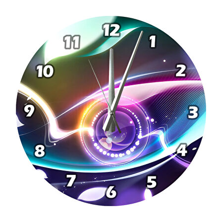 Tİ-PLAY MERKEZ KAÇ 30X30CM AKRİLİK DEKORATİF MODERN DUVAR SAATİ