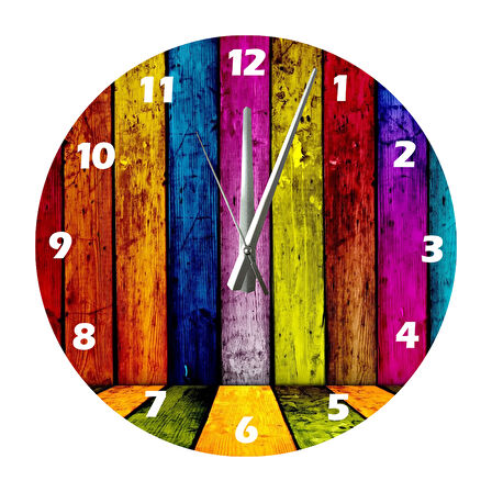 Tİ-PLAY MASİF VE DOĞAL 30X30CM AKRİLİK DEKORATİF MODERN DUVAR SAATİ