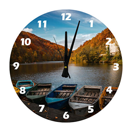 Tİ-PLAY YOLCULUK VAKTİ 30X30CM AKRİLİK DEKORATİF MODERN DUVAR SAATİ