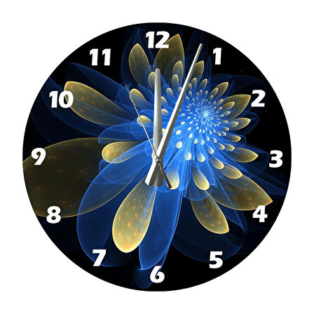 Tİ-PLAY IŞILTILI GECE 30X30CM AKRİLİK DEKORATİF MODERN DUVAR SAATİ