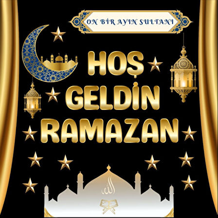 Ti-Play HOŞ GELDİN RAMAZAN EV OKUL DUVAR SÜSÜ