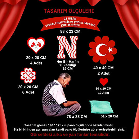Ti-Play 23 NİSAN HATIRASI PANO SÜSÜ 01