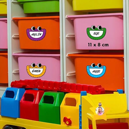 ÖĞRENCİ YAKA VE DOLAP İSİM KARTLARI 40'lı Paket