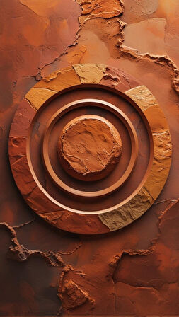 BOHEM TABLO ZEN ÇEMBERİ MANEVİ, SICAK TON VE RENKLER BOHEM DUVAR SANATI ÇERÇEVESİZ TABLO