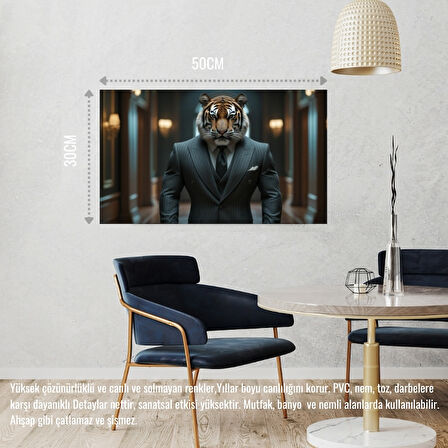 KAPLAN MUHAFIZ 03 ÇERÇEVESİZ 50X30 CM PVC TABLO