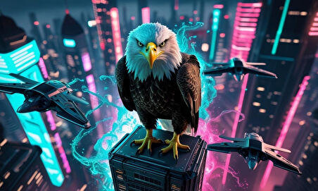 KARTAL FÜTÜRİSTİK BİR ŞEHİRDE 03 ÇERÇEVESİZ 50X30 CM PVC TABLO