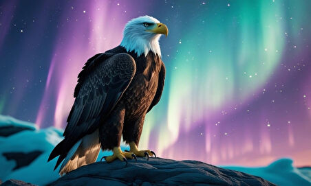 KARTAL KUZEY IŞIKLARI ALTINDA 02 ÇERÇEVESİZ 50X30 CM PVC TABLO