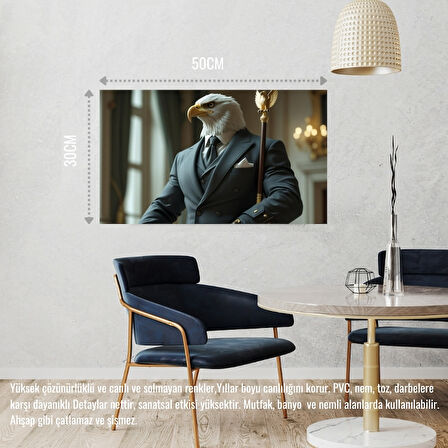 KARTAL MUHAFIZ GÖREVİNDE 03 ÇERÇEVESİZ 50X30 CM PVC TABLO