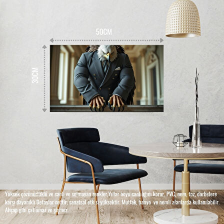 KARTAL MUHAFIZ GÖREVİNDE 05 ÇERÇEVESİZ 50X30 CM PVC TABLO