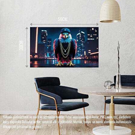 RAPÇİ KARTAL 01 ÇERÇEVESİZ 50X30 CM PVC TABLO