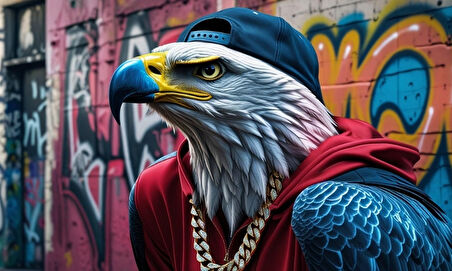 RAPÇİ KARTAL 03 ÇERÇEVESİZ 50X30 CM PVC TABLO