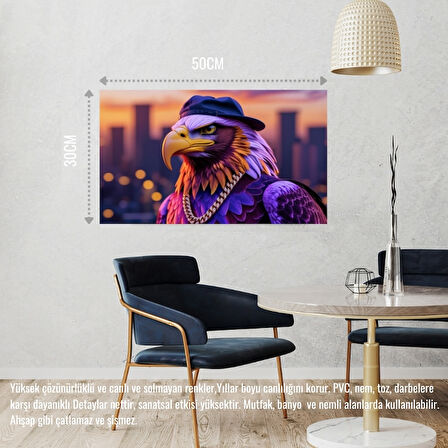 RAPÇİ KARTAL 04 ÇERÇEVESİZ 50X30 CM PVC TABLO