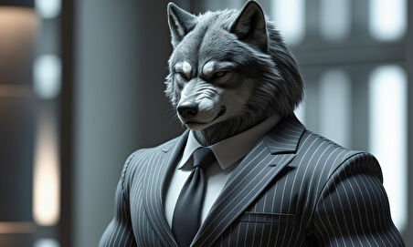 KURT MUHAFIZ GÖREVİNDE 02 ÇERÇEVESİZ 50X30 CM PVC TABLO