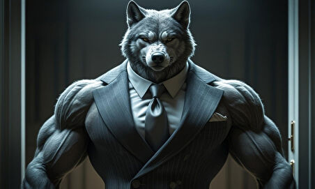 KURT MUHAFIZ GÖREVİNDE 03 ÇERÇEVESİZ 50X30 CM PVC TABLO