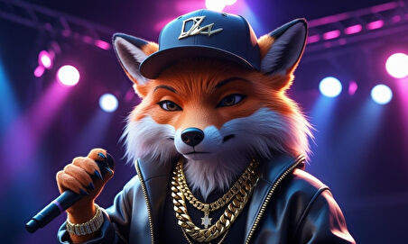 RAPÇİ TİLKİ 01 ÇERÇEVESİZ 50X30 CM PVC TABLO