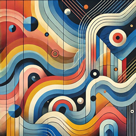 İSKANDİNAV SOYUT TABLO SET ÇERÇEVESİZ 50X50CM PVC TABLO 4'LÜ SET 003 (Her bir tablo 50X50CM Büyüklüğündedir.)