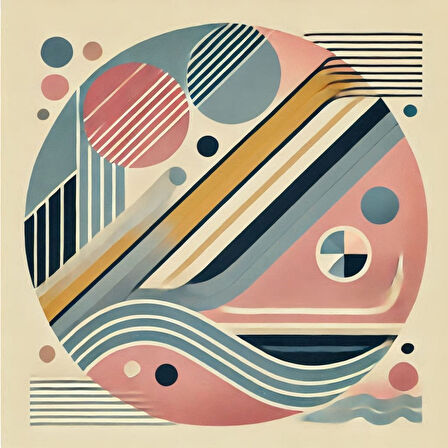 İSKANDİNAV SOYUT TABLO SET ÇERÇEVESİZ 50X50CM PVC TABLO 4'LÜ SET 012 (Her bir tablo 50X50CM Büyüklüğündedir.)