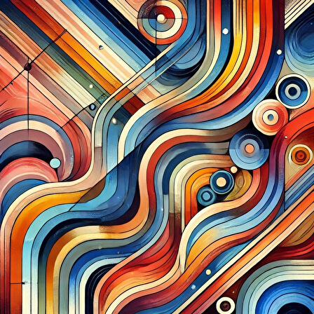 İSKANDİNAV SOYUT TABLO SET ÇERÇEVESİZ 50X50CM PVC TABLO 4'LÜ SET 014  (Her bir tablo 50X50CM Büyüklüğündedir.)