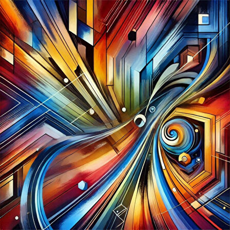 İSKANDİNAV SOYUT TABLO SET ÇERÇEVESİZ 50X50CM PVC TABLO 4'LÜ SET 025 (Her bir tablo 50X50CM Büyüklüğündedir.)