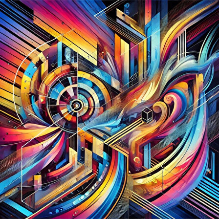 İSKANDİNAV SOYUT TABLO SET ÇERÇEVESİZ 50X50CM PVC TABLO 4'LÜ SET 025 (Her bir tablo 50X50CM Büyüklüğündedir.)