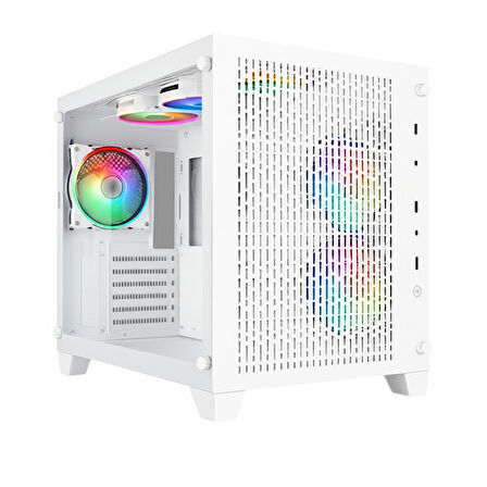 OEM MUADİL 9505G ve 9510G UYUMLU MESH KISA DİKEY ÇİZGİ HAVALANDIRMA ÖN PANEL BEYAZ