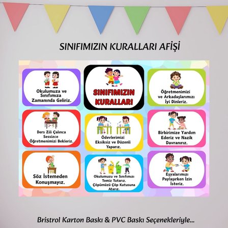 SINIF KURALLARIMIZ EĞİTİCİ AFİŞ 02