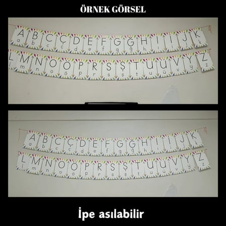 İLKOKUL ALFABE KARTLARI 02 ASILABİLİR