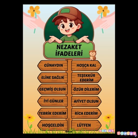 NEZAKET İFADELERİ TABLOSU