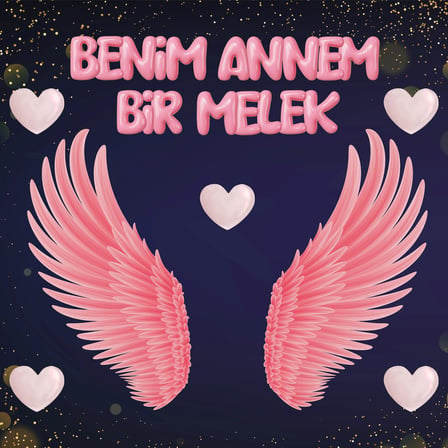 Anneler Günü PVC Vinil Pano Süsü 160x160 cm | Tek Parça Okul ve Sınıf Dekoru (Model 02)