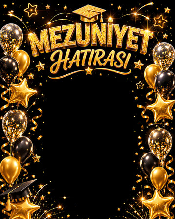 Mezuniyet Hatırası Hatıra Fotoğrafı PVC Vinil Afiş 160 x 200 cm | Tek Parça 02