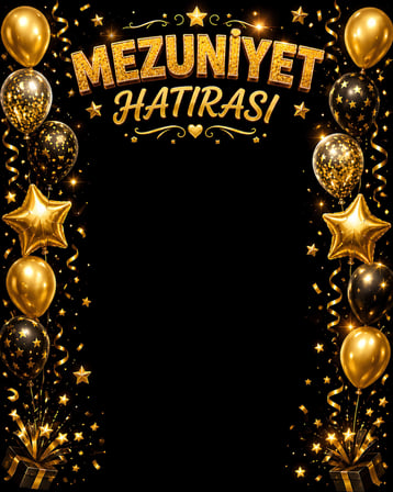 Mezuniyet Hatırası Hatıra Fotoğrafı PVC Vinil Afiş 160 x 200 cm | Tek Parça  05