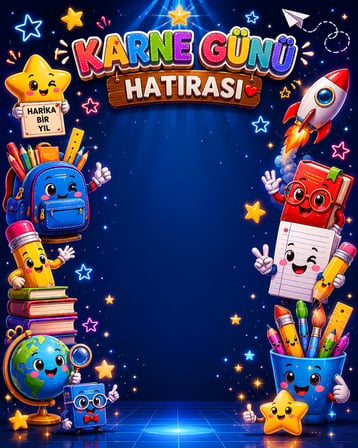 Karne Günü Hatıra Fotoğrafı PVC Vinil Afiş 160 x 200 cm | Tek Parça 01