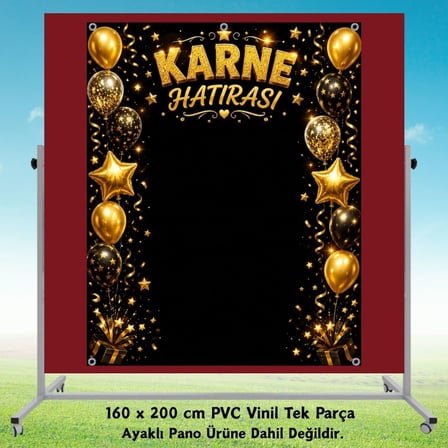 Karne Günü Hatıra Fotoğrafı PVC Vinil Afiş 160 x 200 cm | Tek Parça 02