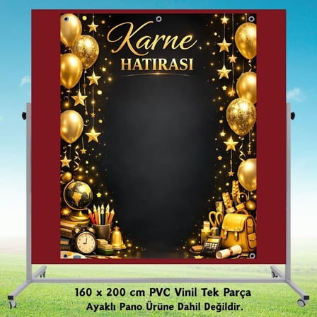 Karne Günü Hatıra Fotoğrafı PVC Vinil Afiş 160 x 200 cm | Tek Parça 03
